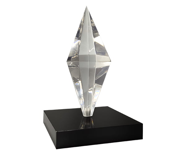 Troféu de diamante – Resiana cristal