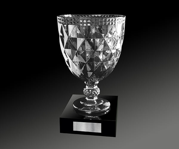 Taça Cristal Metalizada