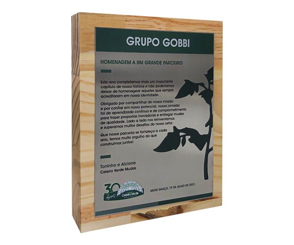 Troféu Madeira Sustentável para Agronegócio