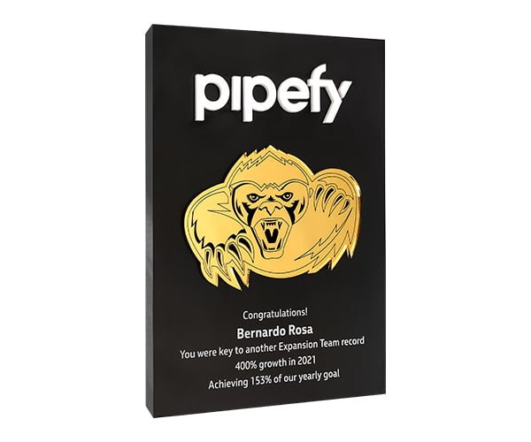 Placa personalizada para Pipefy