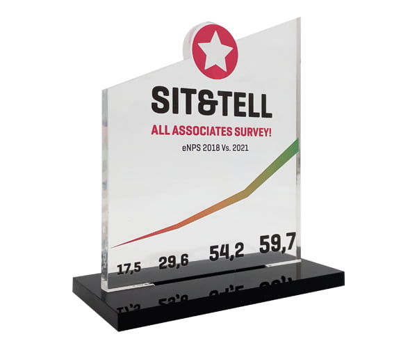 Troféu personalizado Sitell