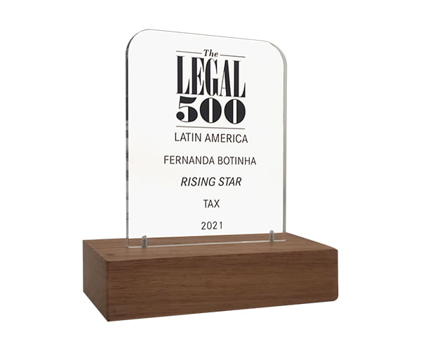 Troféu The Legal 500 personalizado