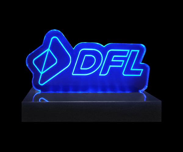 Troféu de LED para DFL
