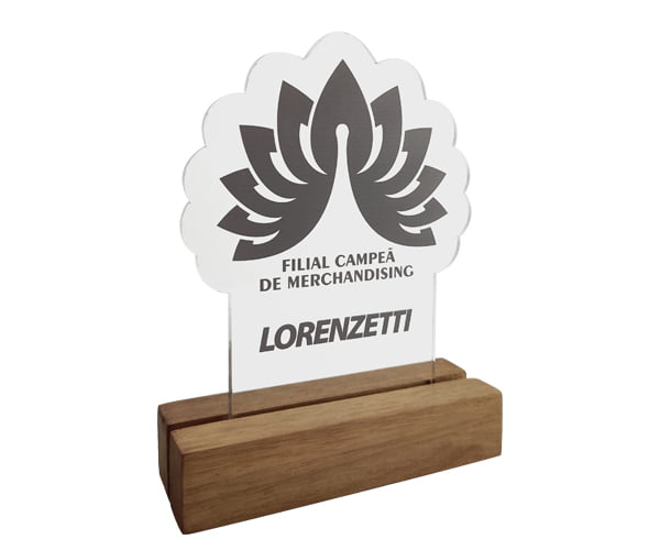 Troféu Lorenzetti personalizado