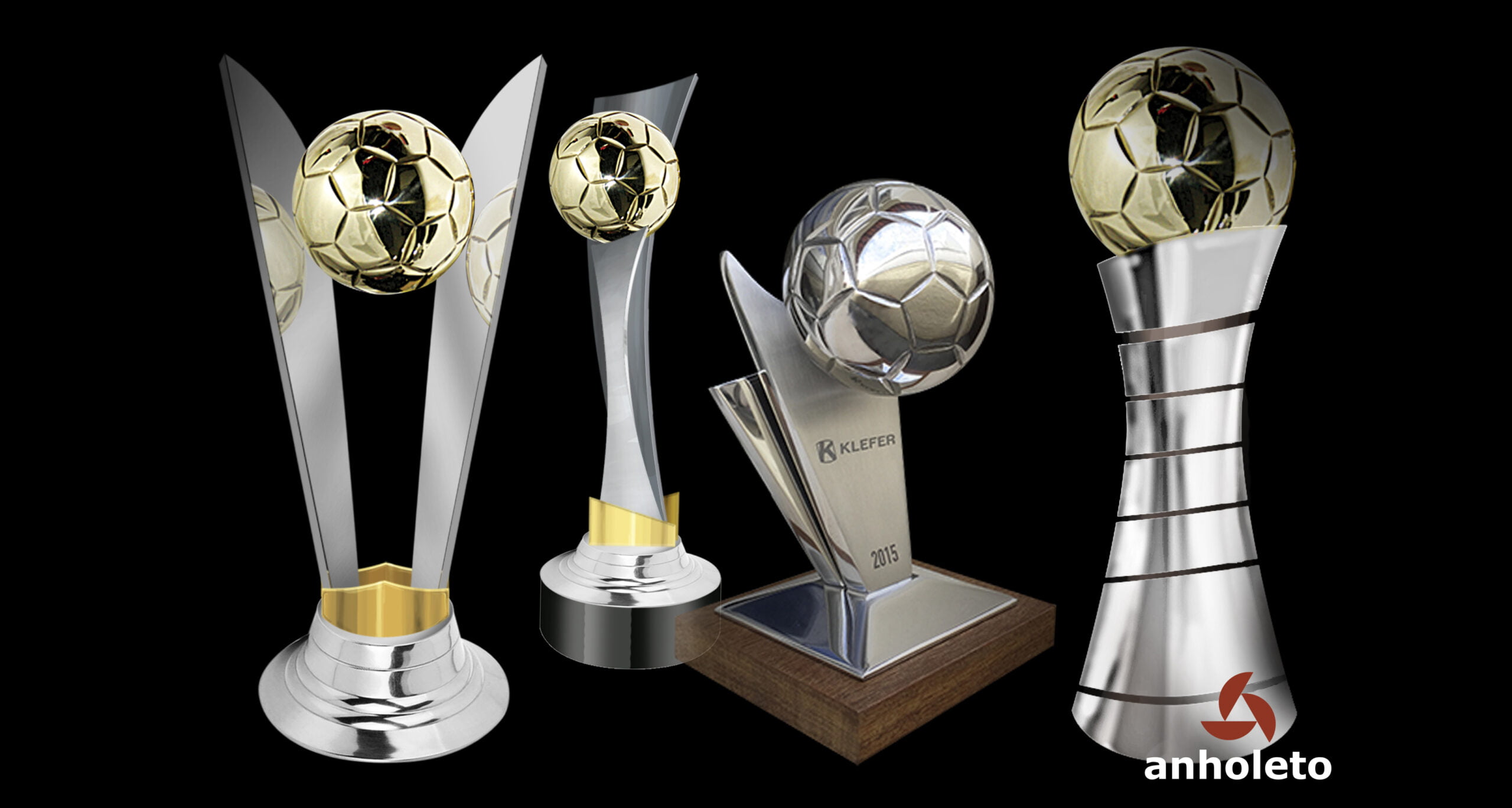 Troféus de Futebol, Troféu Goleiro, Troféu Artilheiro, Troféu Melhor Jogador, Taças de Futebol