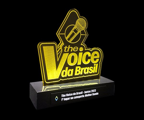 TROFÉU LED THE VOICE DA BRASIL – EDITORA DO BRASIL