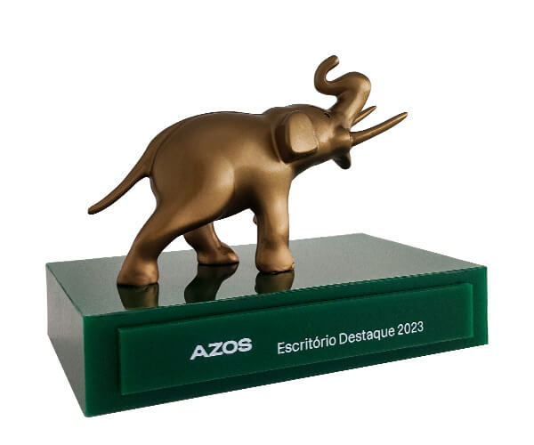Troféu 3D Elefante – Azos