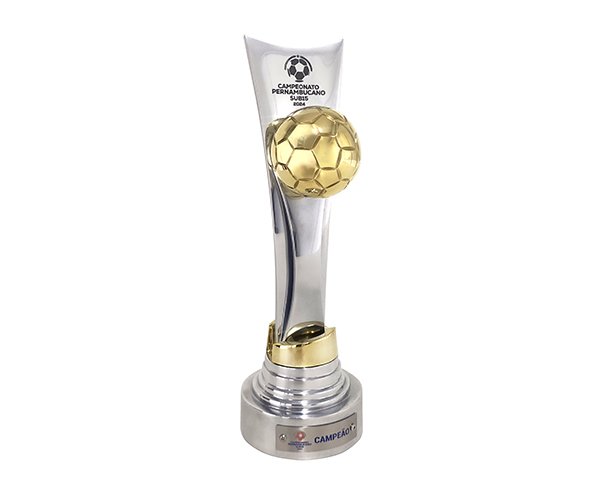 Troféu Personalizado Federação Pernambucana de Futebol  Metal Nobre