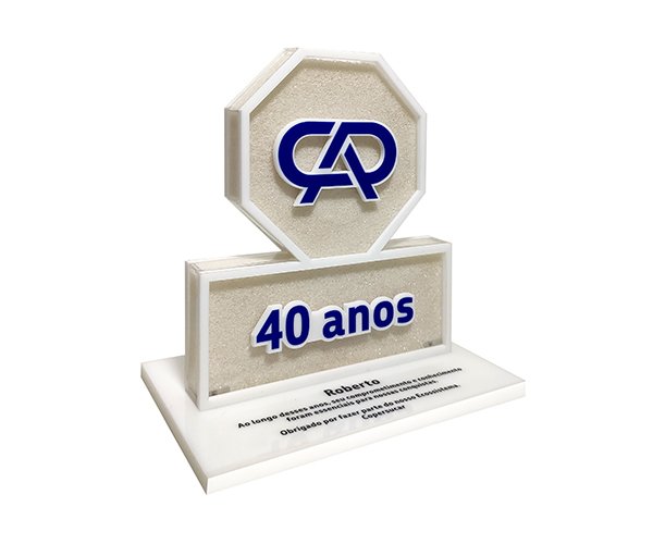 Troféu Encapsulado Açúcar COPERSUCAR