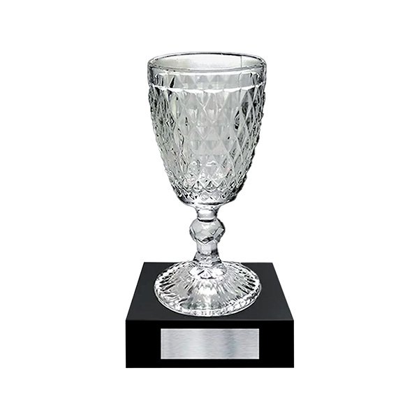 Taça de Vidro Sodo-Cálcico de Médio Porte