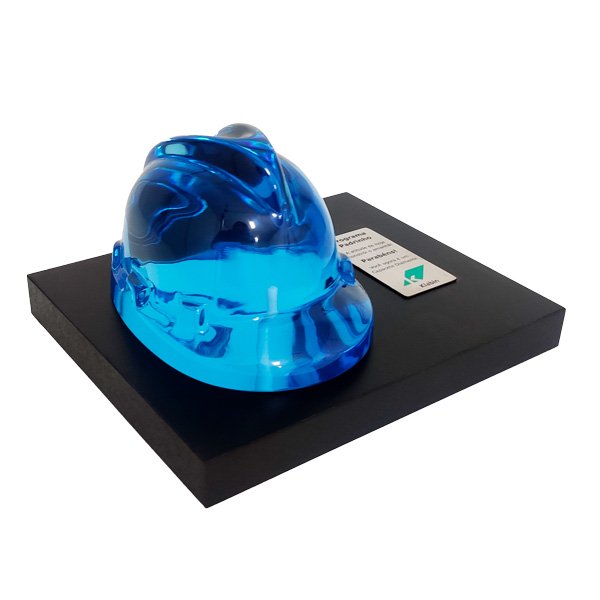 Troféu de capacete azul