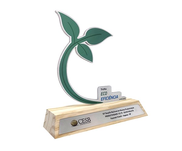 Troféu Reconhecimento por práticas sustentáveis