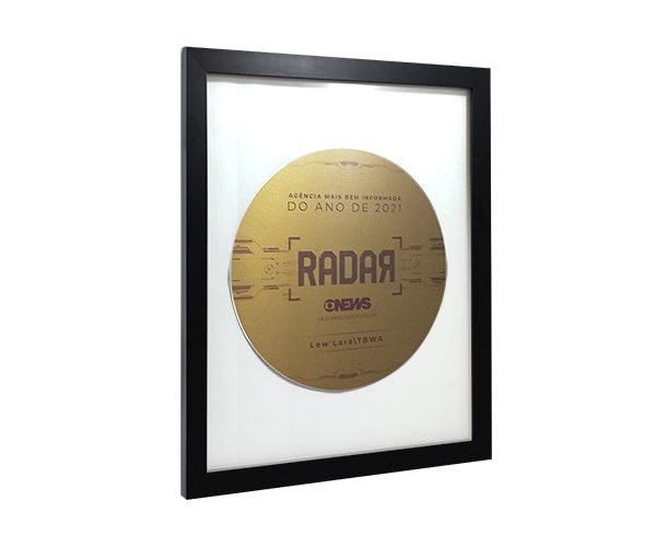 Placa de Parede Globo News