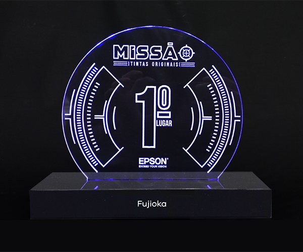 Troféu de LED EPSON – missão