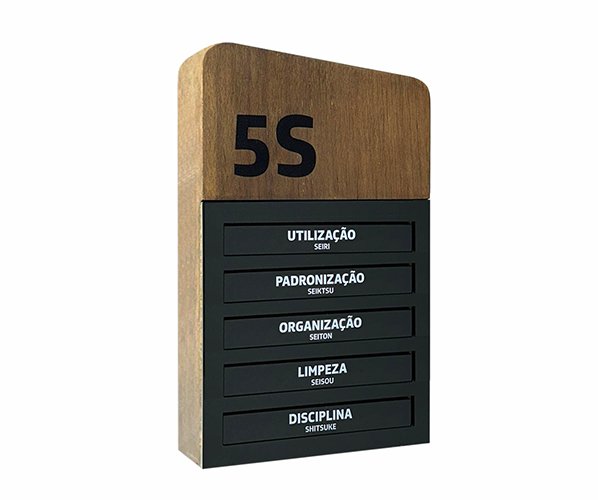 Troféu 5S para premiação