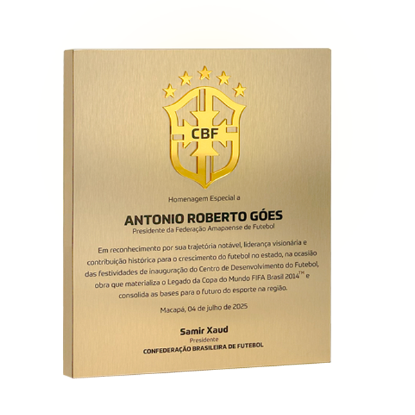 Placa de Parede CBF