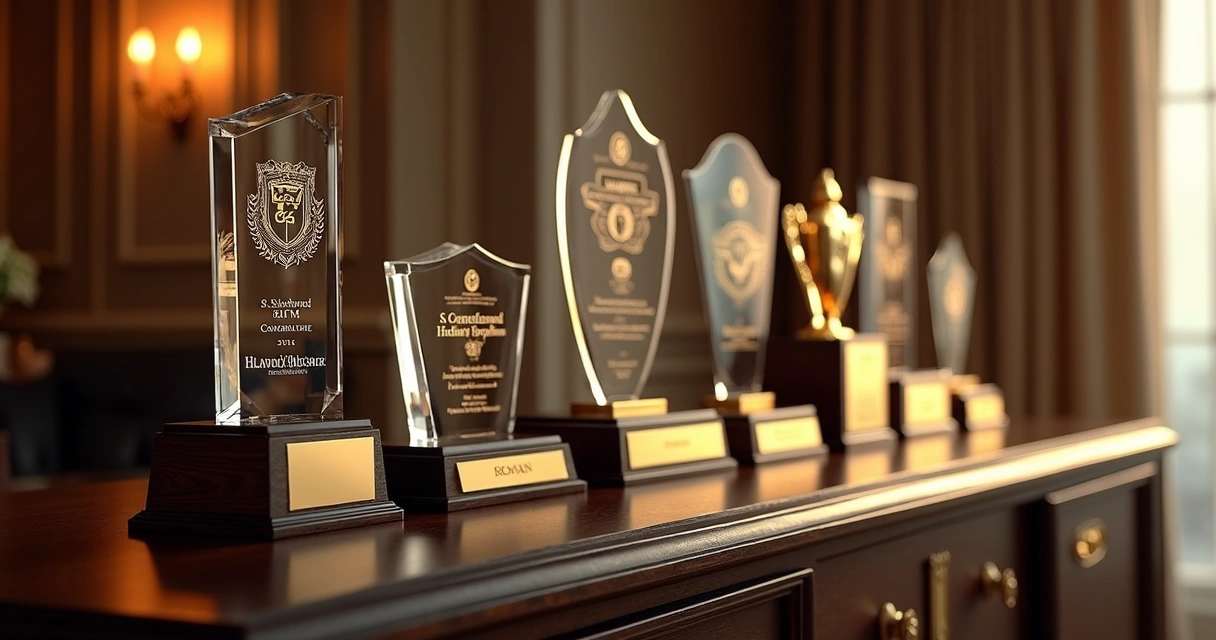 Troféus Personalizados para Empresas: Materiais, Design e Tendências