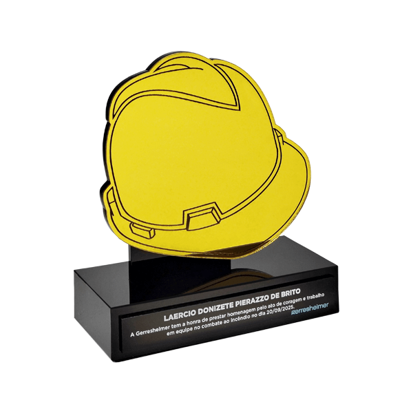 Troféu Capacete Bidimensional