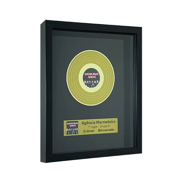 Placa com Disco Sicredi