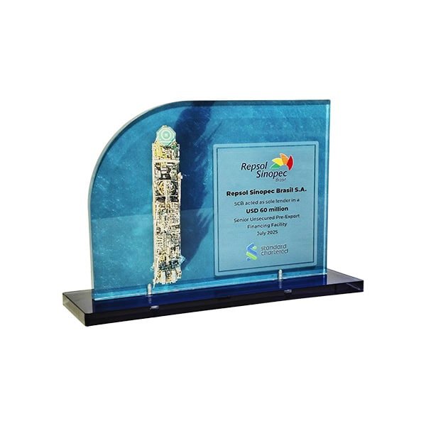 Troféu Personalizado Acrílico Navio