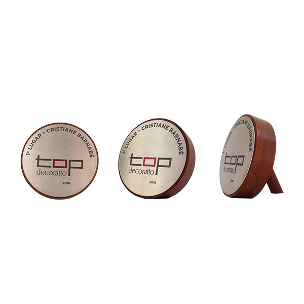 Troféu Circular– Madeira Nobre