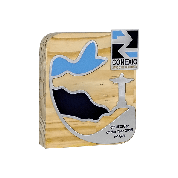 Troféu Sustentável para personalizar