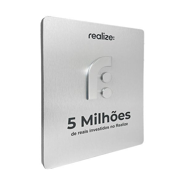 Placa Reconhecimento de Parceiros – 5 milhões