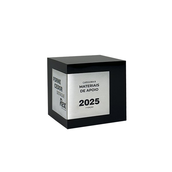 Troféu Cubo Fornecedor Destaque