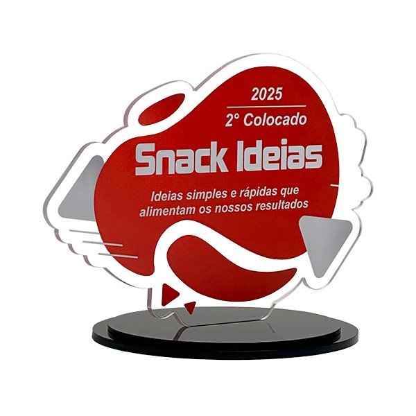 Troféu Inovador Personalizado