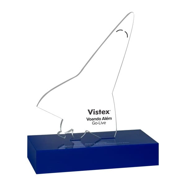 Troféu Avião de Acrílico