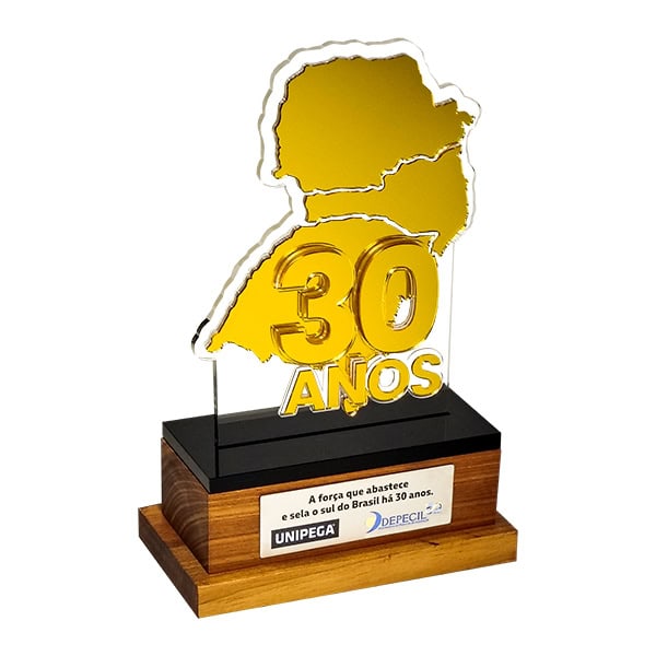 Troféu 30 Anos de empresa