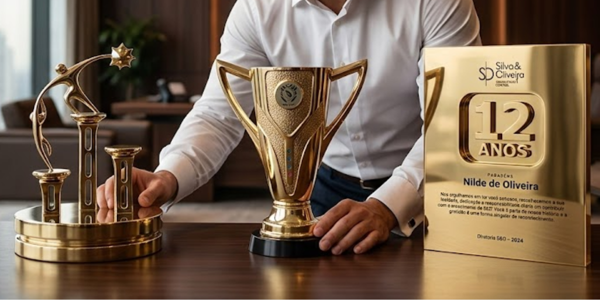 Troféu, escultura ou placa? Qual é o mais adequado para sua premiação?