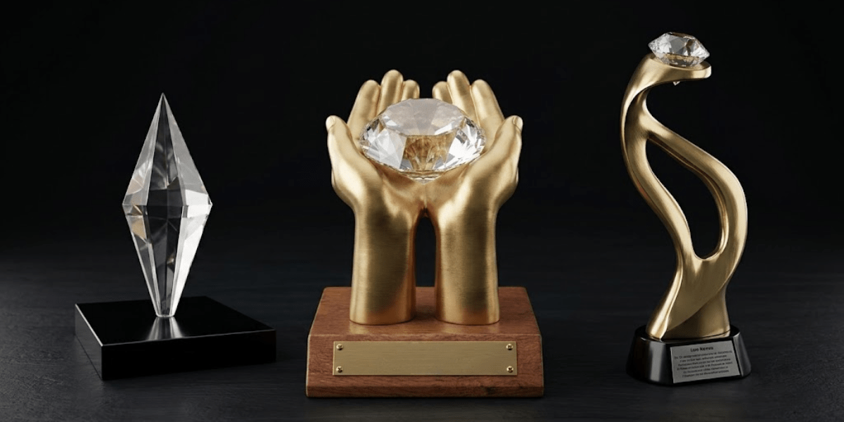 As melhores opções de troféus de diamante