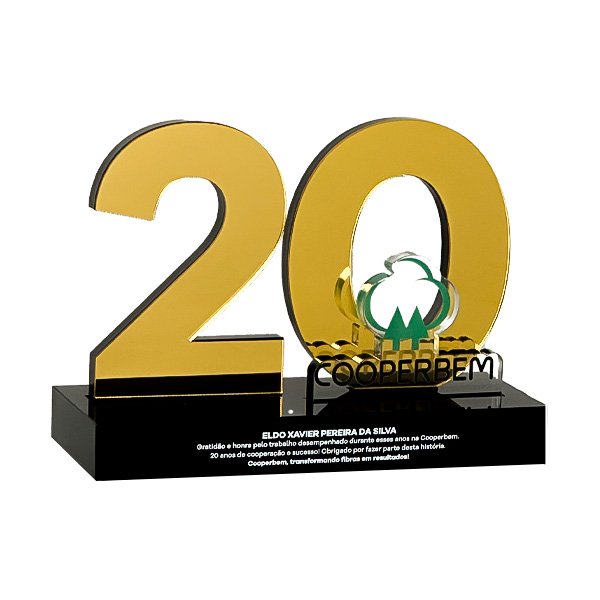 Troféu 20 Anos de Empresa – Cooperbem