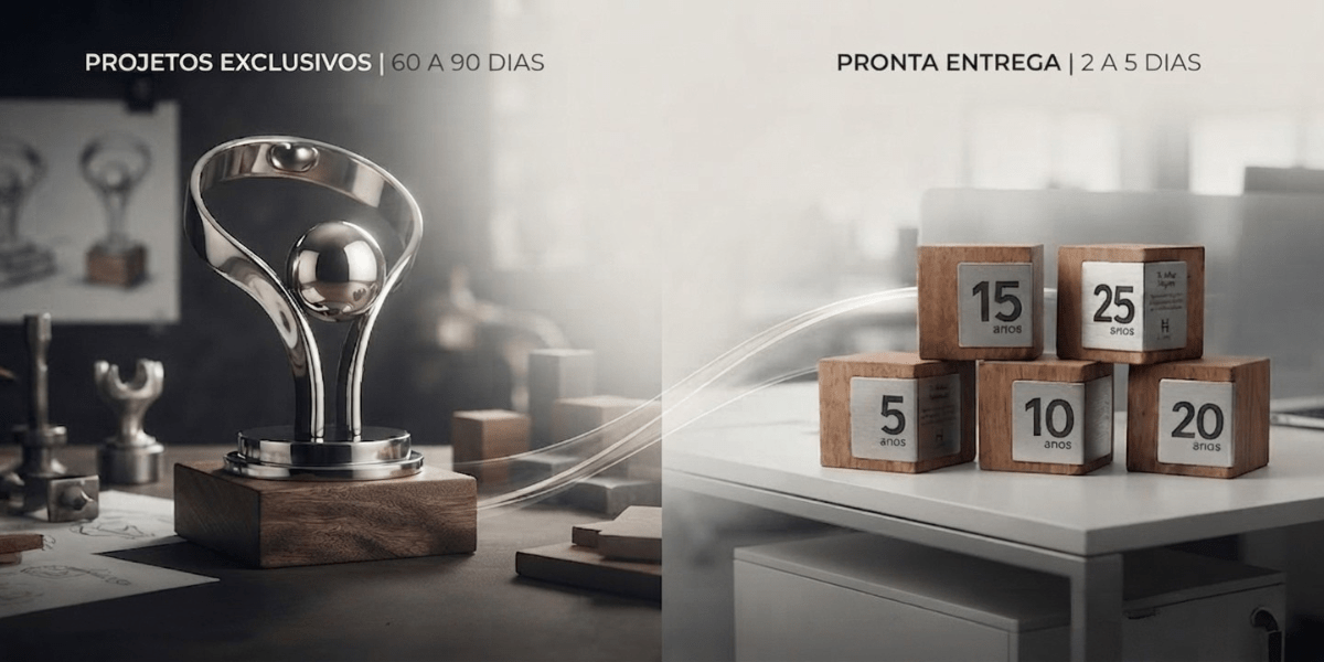 Troféus Exclusivos ou Pronta Entrega? Tire Suas Dúvidas Aqui